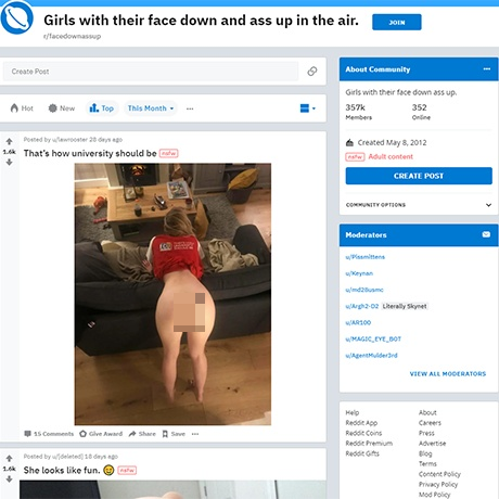 Face Down Ass Up – A Top NSFW Reddit Subreddit for Ass-Up Content