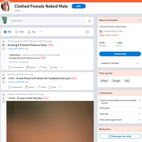 CFNM – Our Take on the r/CFNM Subreddit for NSFW Content