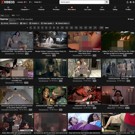 XVideos Horror Porn – Explore Extreme Horror Porn and Similar Sites