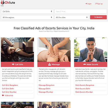 Oklute – Escort Classifieds and Adult Listings Review