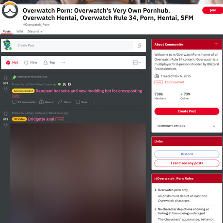 OverwatchPorn – Explore Overwatch NSFW Content on Reddit