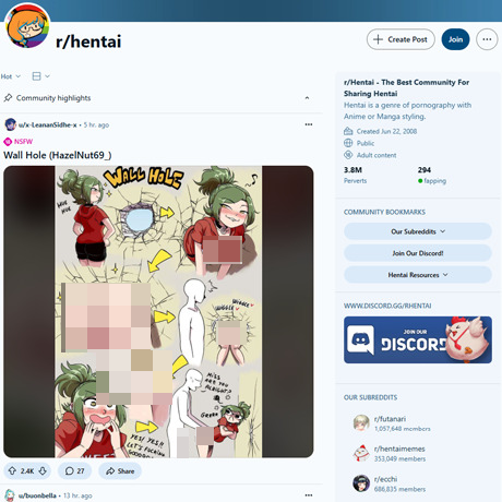 Reddit Hentai – Free Hentai Content on the Best NSFW Reddit Community