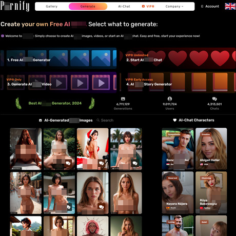 Pornify – AI Porn Image & Video Generator