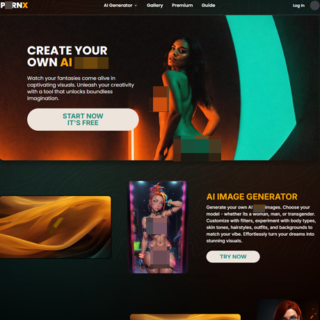 PornX – AI Porn Generator with Custom Videos and Images