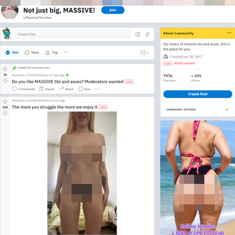 Reddit MassiveTitsnAss – Explore Huge Tits and Asses on Reddit
