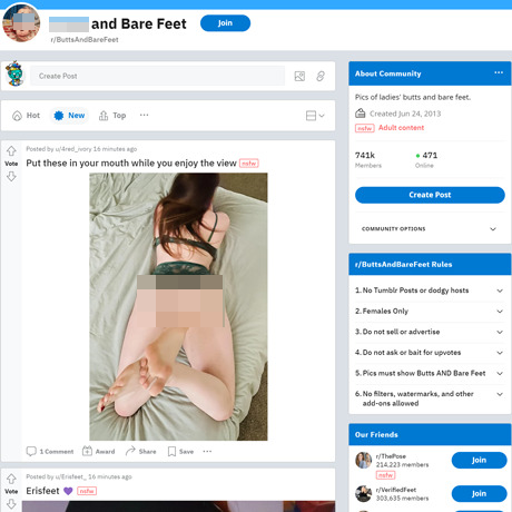 Reddit ButtsAndBareFeet – Sexy Feet and Bubble Butts Galore