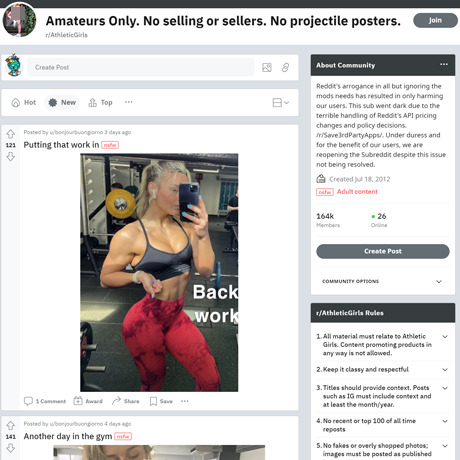 Athletic Girls – Toned Fitness Babes and NSFW Pics on Reddit