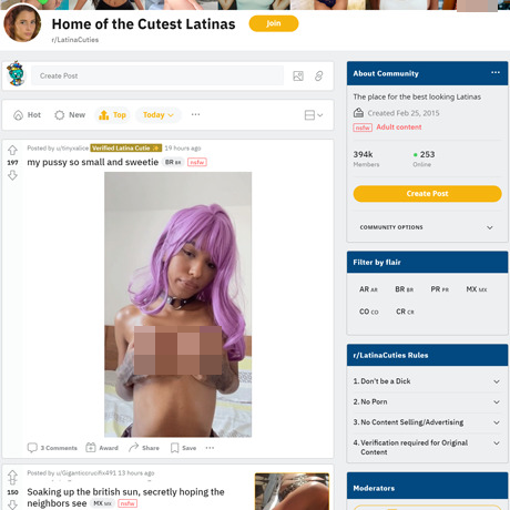 Latina Cuties – Subreddit for Passionate Latina Content