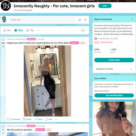 Innocently Naughty – Innocent-Looking Reddit Nymphos