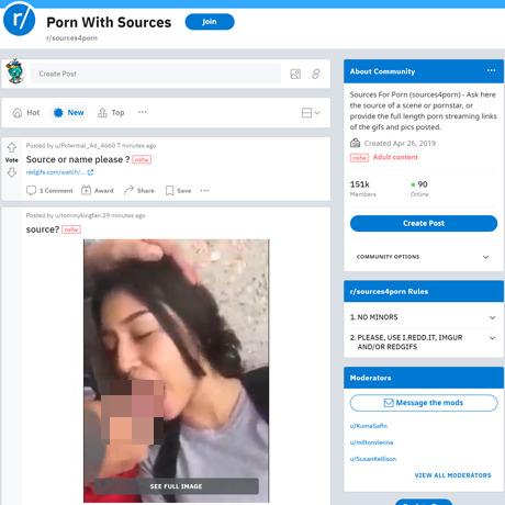 Reddit Sources4Porn – A Community to Find Porn Sources