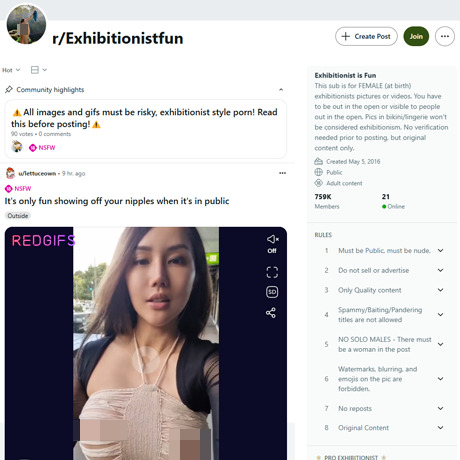 Reddit Exhibitionist Fun – Public Exhibitionist Subreddit Review