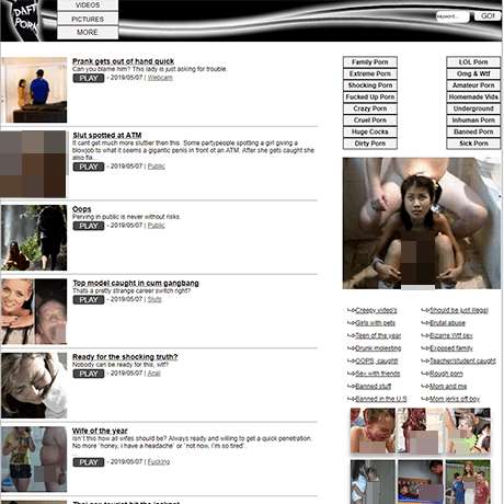 DaftPorn – Explore Extreme and Funny Porn Videos