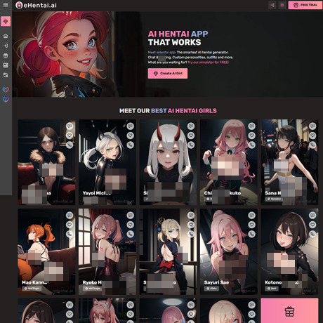 eHentai – Create Your Own AI Hentai Girl & Chat Freely