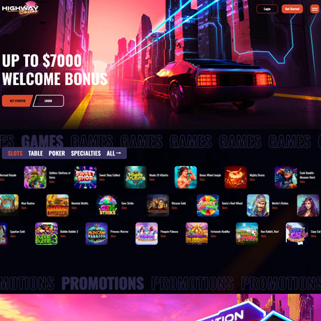 Highway Casino – Honest Review of Games, Bonuses & More