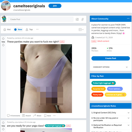 Cameltoe Originals – Reddit's Premier Camel Toe Community