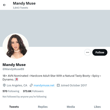 Mandy Muse – Top Twitter Porn Account for Anal Lovers