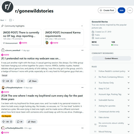 Reddit GoneWild Stories – Real Amateur Sex Stories and Confessions