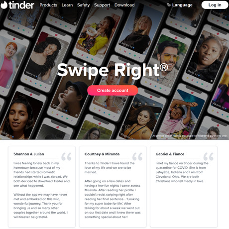 Tinder – The World’s Most Popular Dating App & Hookup Platform
