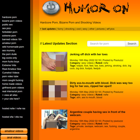 HumorOn – Funny and Bizarre Porn Videos & Similar Sites Like Humoron.com