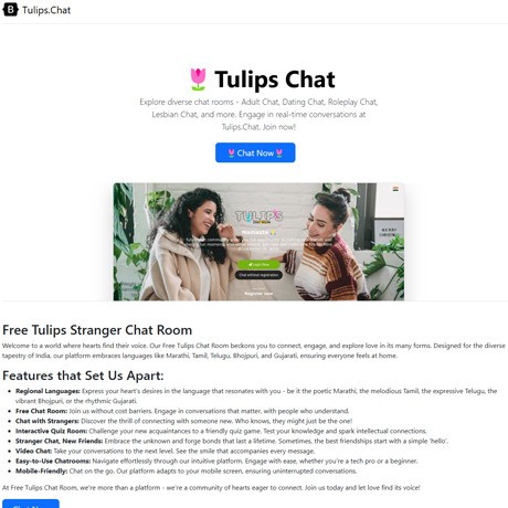 TulipsChat – In-Depth Review of Indian & Bengali Sex Chat Rooms