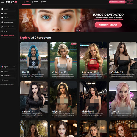 Candy AI – Virtual Girlfriends and AI Porn Sites