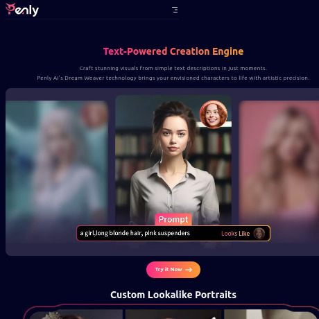 Penly – AI Porn Generator for Custom Nude Images and Hentai