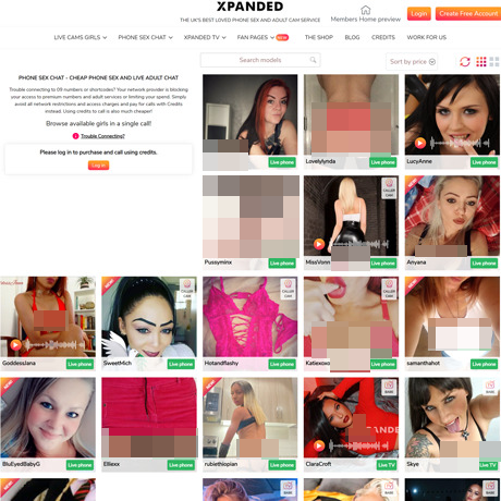 Xpanded – Phone Sex Chat with Thousands of Models