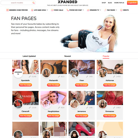 Xpanded – UK Model Fan Clubs & Premium OnlyFans Alternative | Fan Page Reviews