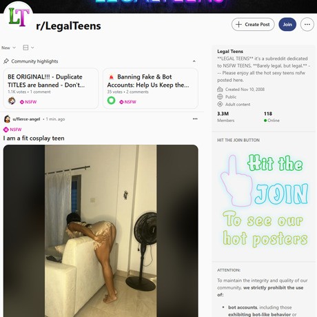 Reddit Legal Teens – Explore 18+ Teen Girls on Reddit