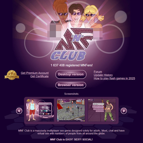MNF Club – Multiplayer Virtual Sex Game & Adult Chat Experience