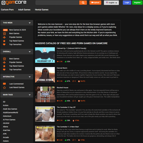 GamCore – Free Browser-Based Porn Games & Interactive Fun