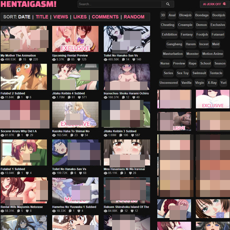 Hentaigasm – Free Hentai Streaming and Top Anime Porn Sites