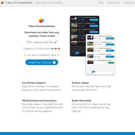 DownloadHelper – Free Porn Video Downloader for Hundreds of Sites