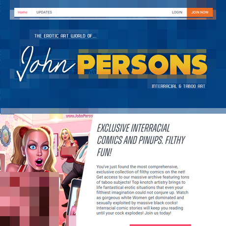 John Persons – Original Interracial Illustrations & Taboo Comics | Premium Site