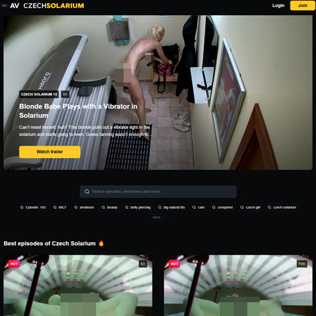 Czech Solarium – Premium Voyeur Porn with Sauna and Tanning Clips