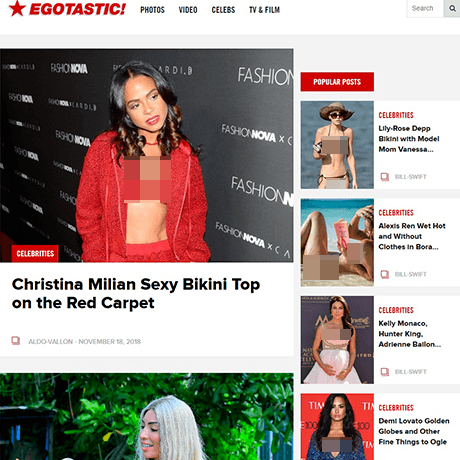Egotastic – Sexy Celebrity Gossip and Nude Hollywood Content
