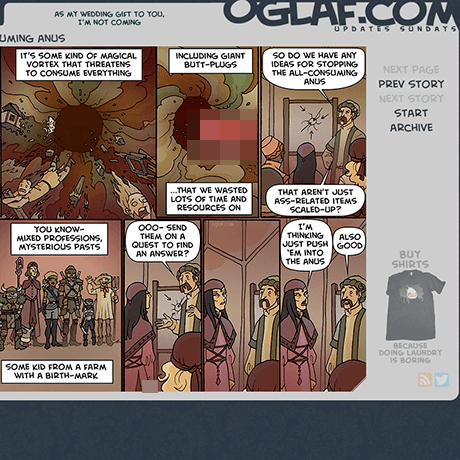 Oglaf – Adult Webcomic Full of Raunchy Jokes and Sex Comedy