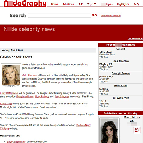Nudography – Celebrity Nude Pics & Sex Tape Reviews