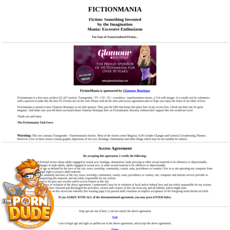 FictionMania – Transgender Erotica Stories and Community