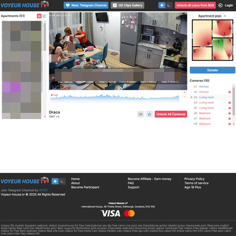 Voyeur House TV – Watch Live Voyeur Cams from Apartments Worldwide