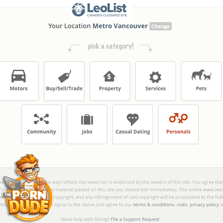 LeoList – Canada's Top Escort Classifieds with Tons of Listings