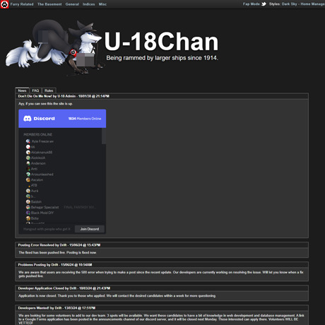 U18Chan – A Unique Furry Porn Forum and Community