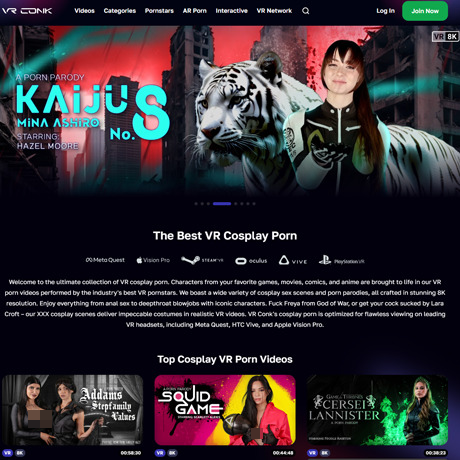 VRConk – Immersive VR Porn Parodies & Exclusive Originals