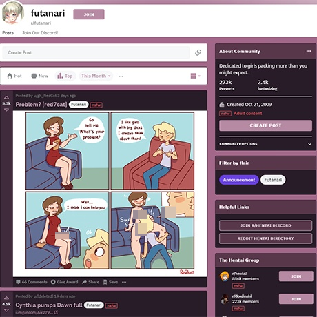Futanari – The Go-To Reddit Community for Futanari Images and Videos