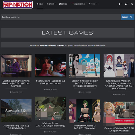 FapNation – Free Porn Games, Comics & Hentai Hub