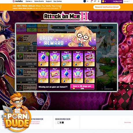 Attack On Moe H – A Hot Anime Clicker Game on Nutaku.net