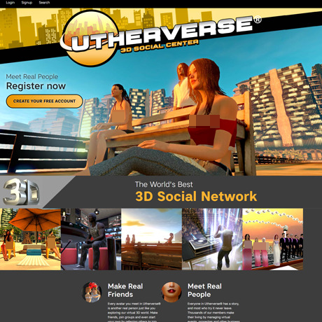 Utherverse – A 3D Adult Virtual World for Sex Games and Social Fun