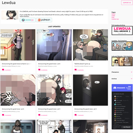 Lewdua – Free Futa Comics, Animations and Illustrations