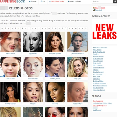 FappeningBook – Celebrity Nudes and Photos from Famous Stars