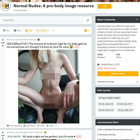 Normal Nudes – Real People Sharing Authentic Amateur Nudes on Reddit